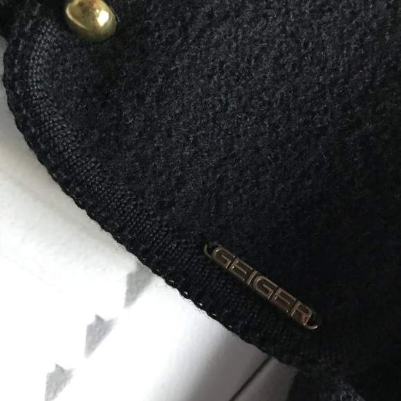 Geiger Black Wool Vintage Jacket - Picture 6 of 7